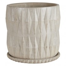 Macetero Cemento Redondo Diamond XL