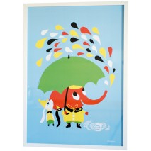 PÓSTER INFANTIL ELEFANTE