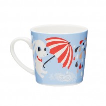 TAZA INFANTIL ANIMALES PORCELANA AZUL