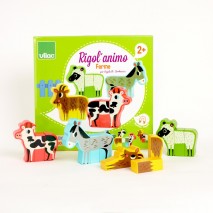 PUZZLE MAGNÉTICO ANIMALES GRANJA