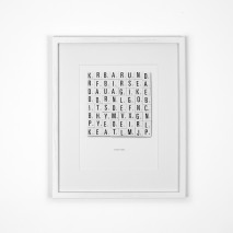 Cuadro Scrabble